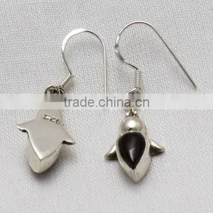 Little Garnet 925 Sterling Silver Earring, Silver Jewelry, Indian Silver Jewelry thumbnail-5