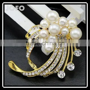 JOFO Hot Seling Cheap Wholesale Brooch Pearl Brooch , Pearl Brooch Wholesale thumbnail-1