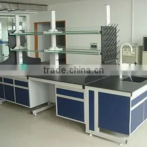 Steel Wood Central Laboratory Bench ZYT-GM2400 thumbnail-1