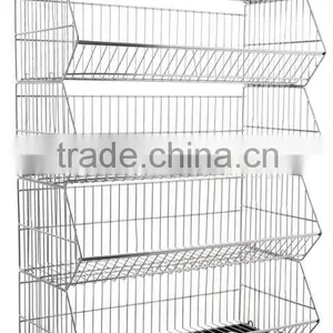 Wire Mesh Basket Stackable thumbnail-1