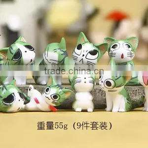 Home Decor Plastic Cat Crafts Figure Ornament thumbnail-2