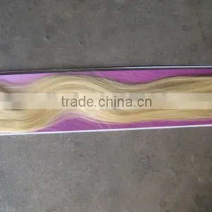 Wholesale 100% INDINA Virgin Remy Hair/ PU Hair Weft / SKIN Hair Weaving thumbnail-1