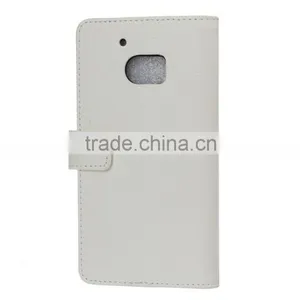 MMT Flip Leather Case for HTC M10 Wallet Cover With Card Slot Photo Frame PU Wallet Case Litchi Grain Style MT-5664 thumbnail-4