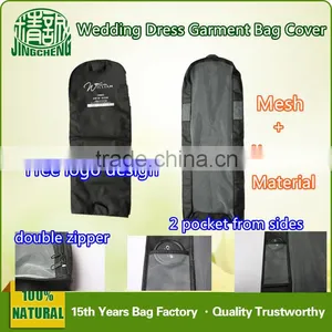 Foldable Suit Garment Bag With Zipper / Wedding Dress Garment Bag Cover thumbnail-2
