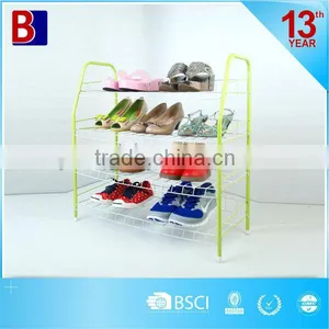 Any Color Four Tiers Metal Shoe Rack thumbnail-1