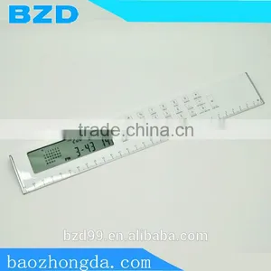 Promotional for Student/ Office/ Housework Pratical Functional Calendar Ruler Calculator With Digital Clock Alarm thumbnail-1