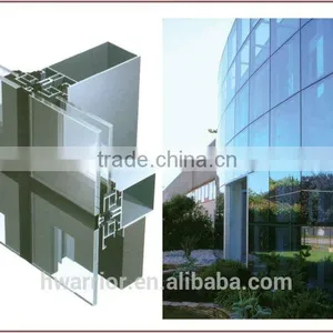 Stick Glass Curtain Wall Economic Cheap Facade Including Installation and Fixing thumbnail-2