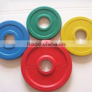 Small Fractional Rubber Steel Plate for Barbell/fractional Weight Plate Color Black thumbnail-1