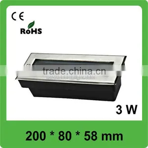 High Quality CE and ROHS AC 85v-265v 3W IP66 Led Underground Light , 3 Years Warranty thumbnail-1
