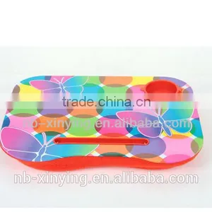 Hot Selling Colorful Fashionable Laptop Desk With Butterflies Sticker and LED Light for Studying thumbnail-1