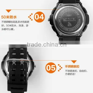 Gift Wristwatch, Anti-Shock Waterproof Fashion Men Sports Watches thumbnail-5