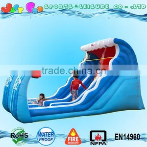 2 Lines Commercial Grade Inflatable Water Slide for Kids and Adults for Sale Supplier's Choice thumbnail-1