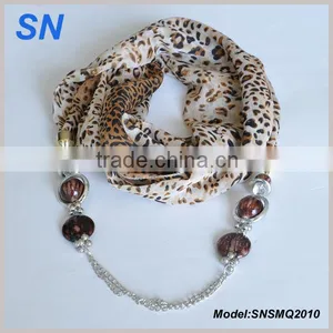 Leopard Print Scarf Scarf All Sorts Pendant Scarf thumbnail-1