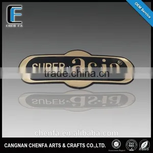 Manufacturer Custom Chrome Acrylic Name Badge for Car and Motorcycle thumbnail-1