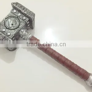 Warcraft Destruction Explosion Models Anime Cosplay Props Limited Edition Saar Game Hammer Weapons thumbnail-1