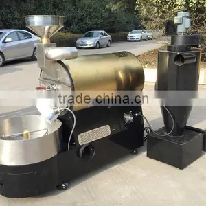 Stainless Steel Automatic Small Coffee Bean Roaster for Home Use, Commercial Coffee Bean Roasting Machine thumbnail-2