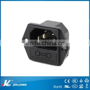 AC Power Jack With Fuse 3-pin Female AC Jack thumbnail-1