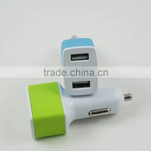 Universal Triple USB Car Charger Adapter Power Adapter Fast Charging for IPhone thumbnail-2