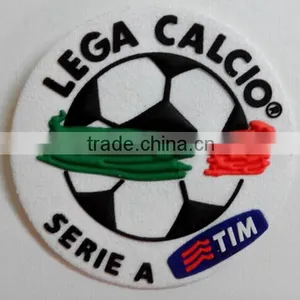 Silicone Serie A Lega Calcio Serie A TIM 2004-2011 Soccer Patch Serie A Rubber Soccer Badges thumbnail-1