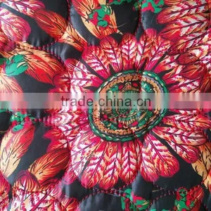 Printed Waterproof Winter Thermal Double-faced Quilting Fabric for Women's Down Jacket thumbnail-3