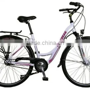 SHIMANOO NEXUS 7speed SELLE ROYAL Saddle V-Brake Alloy Trekking Bike thumbnail-1