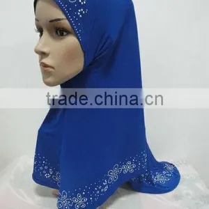 H148 New Style Muslim Hijab,pull on Hijab thumbnail-1
