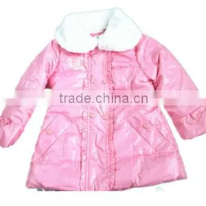 Girls Fur Collar Long Jacket thumbnail-1