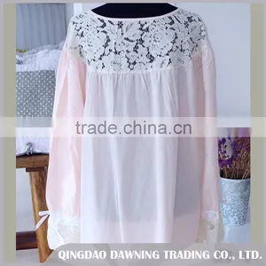 Fashionable Embroidered Cotton Nightgown For Women thumbnail-3