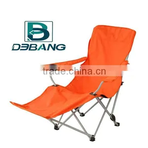 Adjustable Chair Back Folding Camping Chair With Footrest thumbnail-1