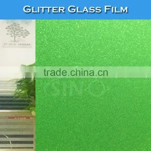 D003 Glitter Colored Glass Film Window Decoration Stickers thumbnail-1