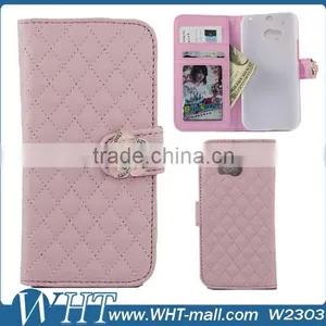 China Supplier Stand Wallet Leather Case Cover for HTC One 2 M8 Flip Case thumbnail-1