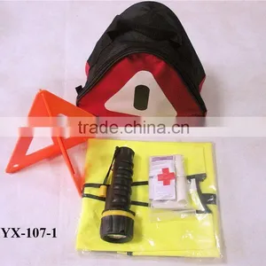 Auto Aid Tool,Car Safety Kit With Warning Triangle thumbnail-1