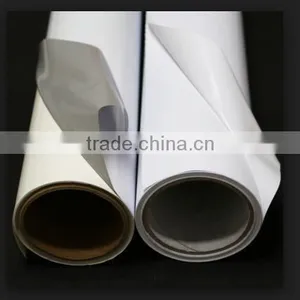 Unisign Monomeric Self Adhesive Vinyl Sheet Glossy/Matt White Eco Solvent Large Format Printing PVC Roll thumbnail-1