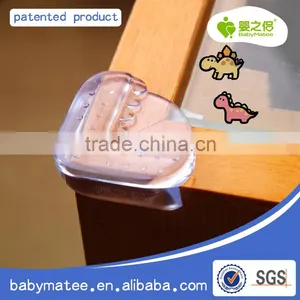 Child Protective Product Corner Cushion Edge Corner Guard Dinosaur Shape, Clear thumbnail-2