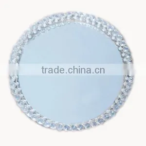 Crystal Charger Plate, Mirror Charger Plate, Designer Charger Plate thumbnail-1