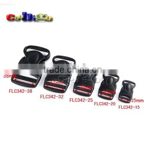 Plastic Fancy Release Buckle For Backpack Straps Luggage Accessories #FLC342-15/20/25/32/38 thumbnail-1
