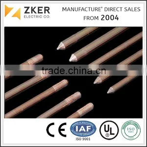 Copper Earth Rod / Copper Clad Stel Ground Rod thumbnail-6