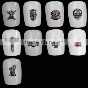 3D Nail Art DIY Rhinestone Decoration Nail Accessories Rock Punk Alloy Skull Rivet Craw For Manicure Tools thumbnail-1