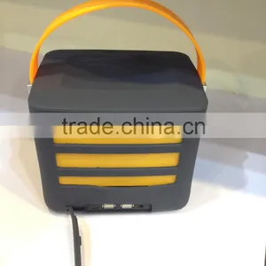 Portable Wireless Mini Bluetooth Speaker With Colorful Silicon Cover and Handle thumbnail-1