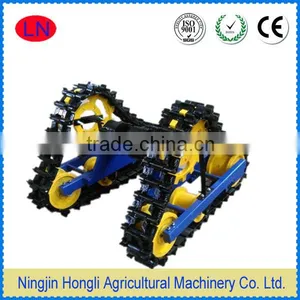 Metal / Rubber Crawler Tracks Carriage for Tiller Cultivator thumbnail-2