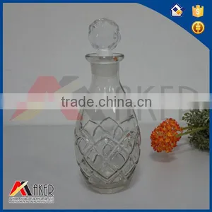 600ml Frosted And Buckle Glass Bottle Alcoholic Wine Glass Bottle thumbnail-5