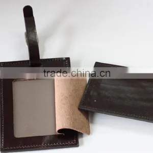 Creative Leather Passport Holder Gift Set With Leather Wallet Leather Luggage Tag in Gift Box thumbnail-6