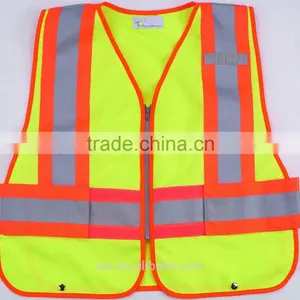 Hi-Visibility LED Safety V Type Mesh Reflective Vest thumbnail-3
