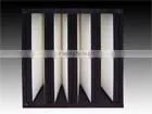 High Efficient 99.99% Plastic Frame V Bank Combined Hepa Air Filters thumbnail-2