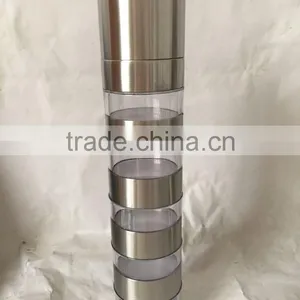 5 Layer Stainless Steel Salt And Pepper Mill Grinder thumbnail-1