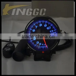 Racing 80MM Car Auto Gauge, Black Universal RPM Auto Meter For Car thumbnail-2