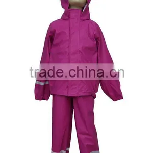Kid's All-over Printed PU Knitted Rain Sets, Rain Suit, Rain Wear thumbnail-1