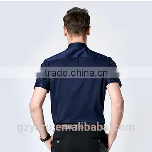 Men's Fashion Casual Embroidered Cotton Shirt thumbnail-3