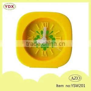 Home Decoration Silicone Glow Silicone Mini Table Clock Factory Directly thumbnail-1