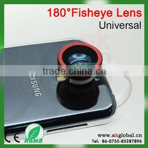 180 Degree Fish Eye Lens With Clip,fisheye Lens Mobile,mobile Phone Camera Lens thumbnail-1